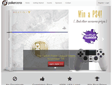 Tablet Screenshot of pokerzero.com